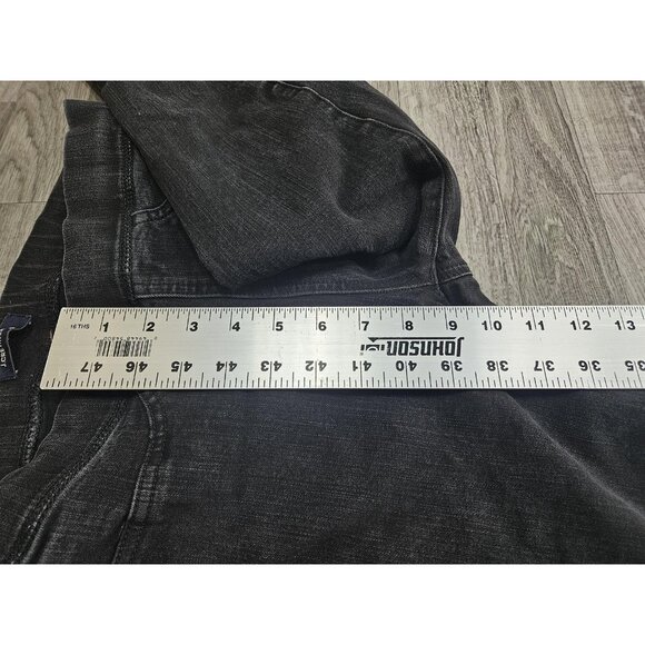 J Crew Jeans Womens 27 Black Pull-On Toothpick Skinny Stretch Denim Pants Modern - Picture 12 of 13